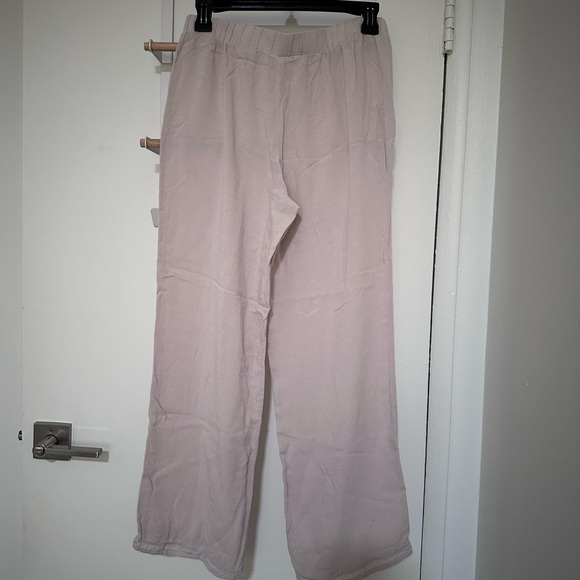 DanSkin nude Light Pink Button-Up Pajama Set - Picture 12 of 15